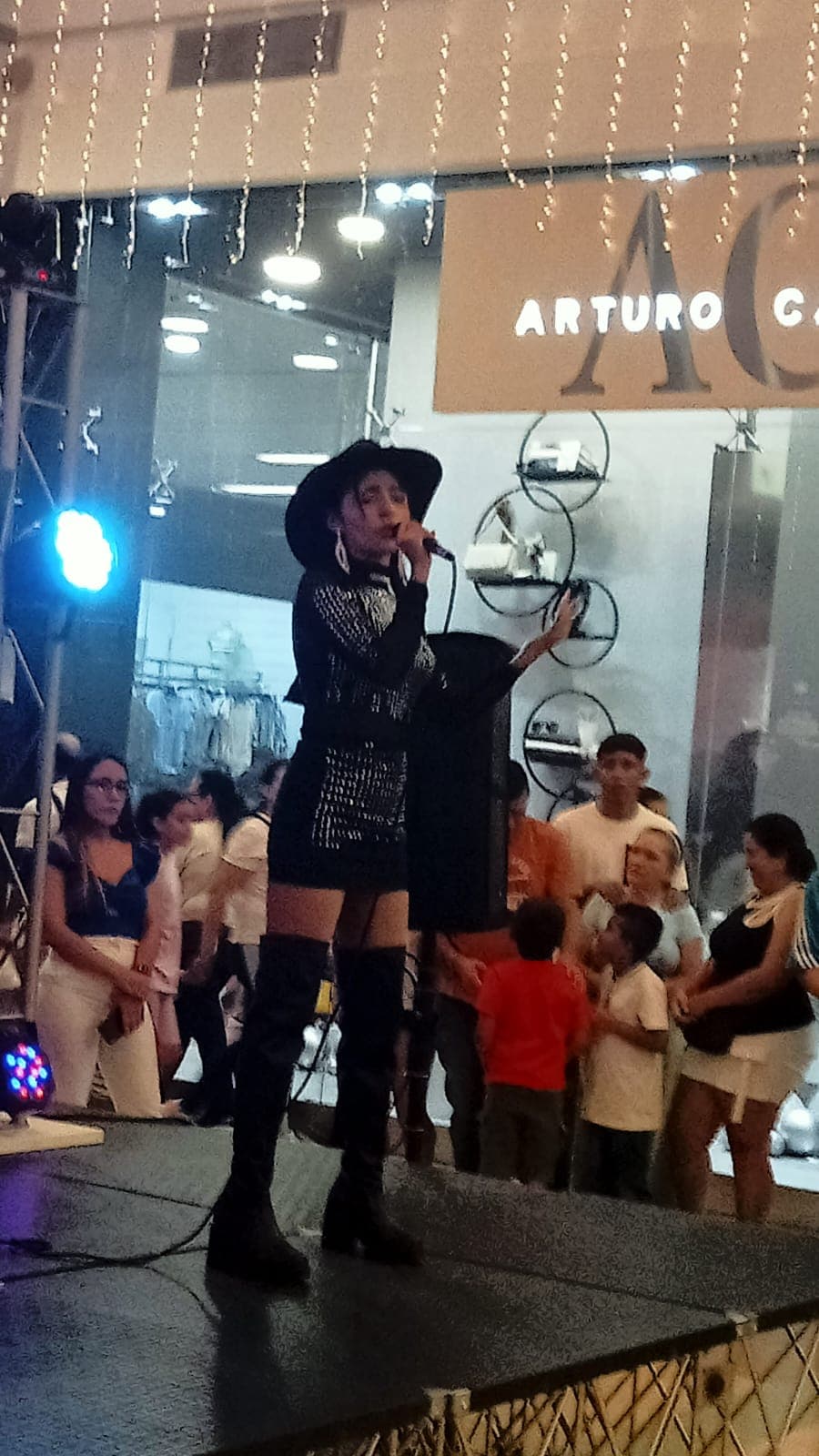 Heidy Bega en evento